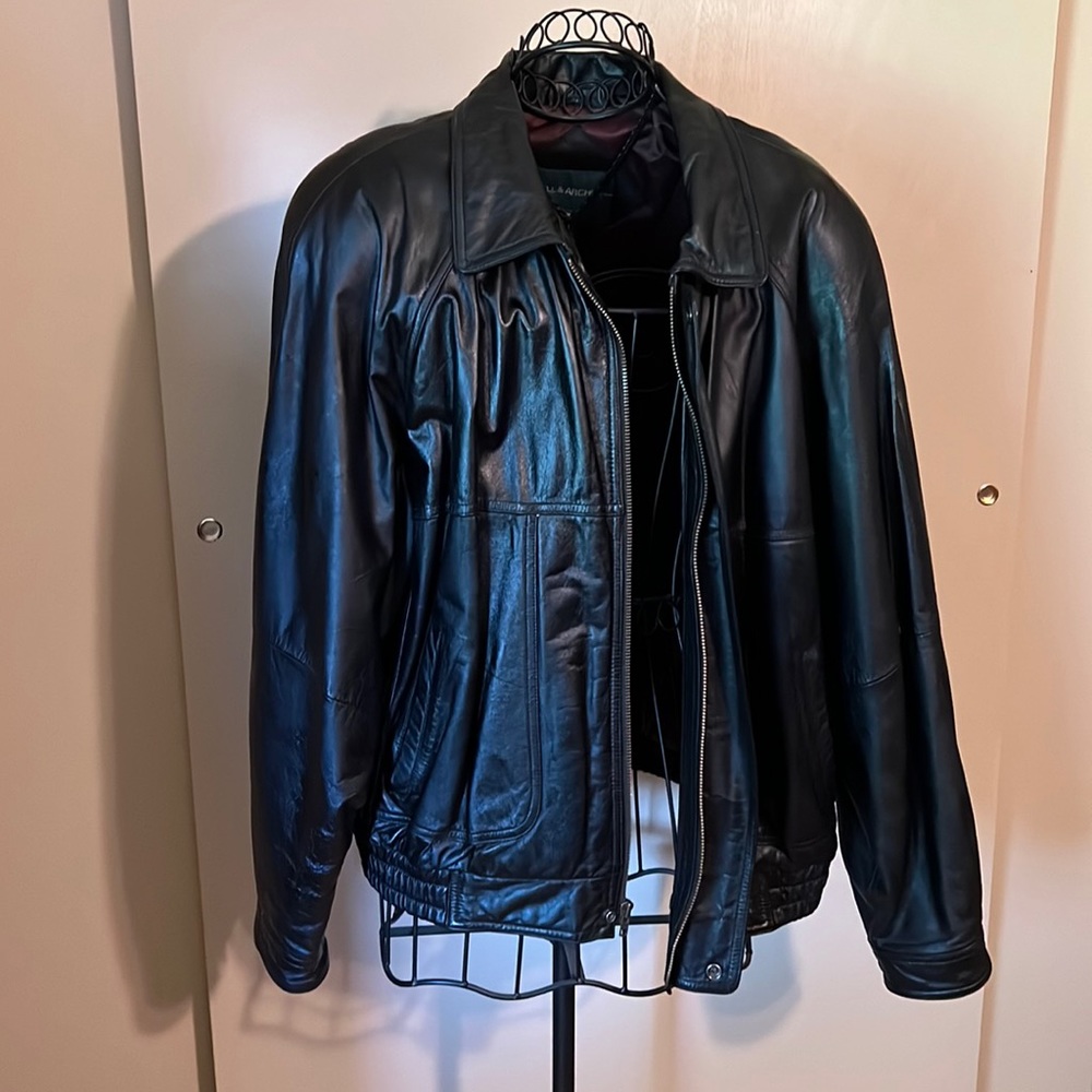 Big Man Leather Jacket. Purchase new in 1992! Well taken care of. Polished often